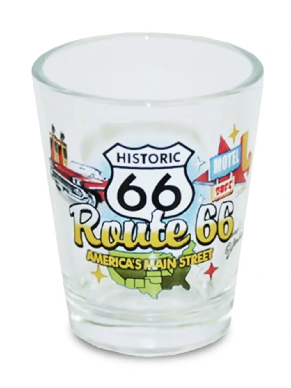 Vintage Route 66 Shot Glass
